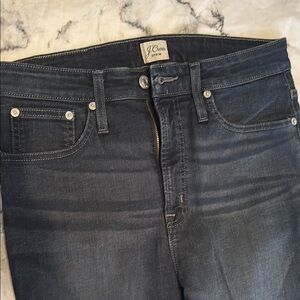 J. Crew Women's High Rise Dark Blue Jeans size 29 stretch